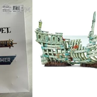 Описание картинки Gloomtide Shipwreck от zurdo по цене 8 000руб | Свободный Рынок Миниатюр - СРМ
