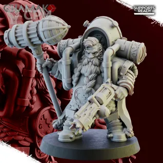Описание картинки Admiral Runestorm от MrMetalHorror по цене 300руб | Свободный Рынок Миниатюр - СРМ