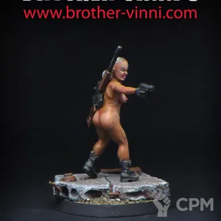 Описание картинки actiongirl Silvia (nude) от Brother Vinni по цене 410руб | Свободный Рынок Миниатюр - СРМ