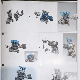 Описание картинки Warhammer Orks Bannernob + Bigboss + Orks Painboy от GLOM по цене 4 000руб | Свободный Рынок Миниатюр - СРМ