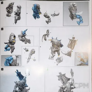 Описание картинки Armageddon: Orks Warboss от GLOM по цене 1 300руб | Свободный Рынок Миниатюр - СРМ