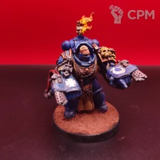 Описание картинки Warhammer 40K Aggressors Ultramarines — 3 шт., покрашенные, SLA №2 от Жидкий Пират по цене 3 000руб | Свободный Рынок Миниатюр - СРМ