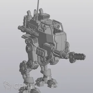 Описание картинки Armoured Sentinel / Scout Sentinel от VtorushinAdditiveTec по цене 750руб | Свободный Рынок Миниатюр - СРМ