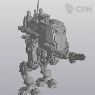 Описание картинки Armoured Sentinel / Scout Sentinel от VtorushinAdditiveTec по цене 750руб | Свободный Рынок Миниатюр - СРМ