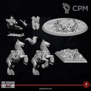 Описание картинки chaos lord on horse | Archaon от Daniilfedyakov по цене 900руб | Свободный Рынок Миниатюр - СРМ