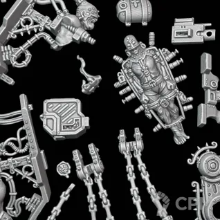 Описание картинки Penitent Engines / Mortifiers от Surreal Factory по цене 1 250руб | Свободный Рынок Миниатюр - СРМ