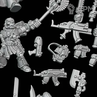 Описание картинки Command Squad (old) от Surreal Factory по цене 780руб | Свободный Рынок Миниатюр - СРМ
