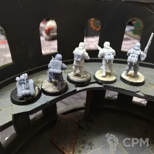 Описание картинки Krieg Combat Engineers 1 от Astramael по цене 750руб | Свободный Рынок Миниатюр - СРМ