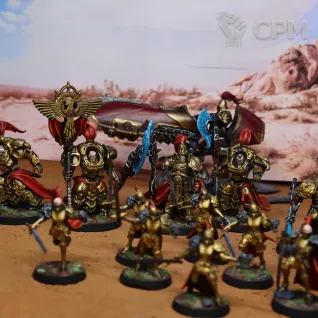 Описание картинки Combat patrol Adeptus Custodes от  по цене 7 000руб | Свободный Рынок Миниатюр - СРМ