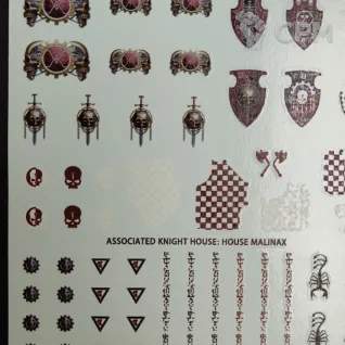 Описание картинки Transfer Sheet Legio Mortis от ССП по цене 1 350руб | Свободный Рынок Миниатюр - СРМ