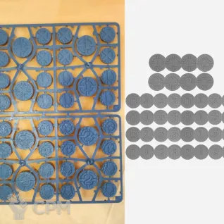 Описание картинки Plastic Tactical Status &amp; Objective Tokens от aldger по цене 1 000руб | Свободный Рынок Миниатюр - СРМ