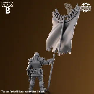 Описание картинки Command squad Sporeblight Regiment от Zakat-3D по цене 320руб | Свободный Рынок Миниатюр - СРМ