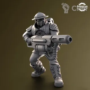 Описание картинки Special weapons Sunclaw Regiment от Zakat-3D по цене 280руб | Свободный Рынок Миниатюр - СРМ