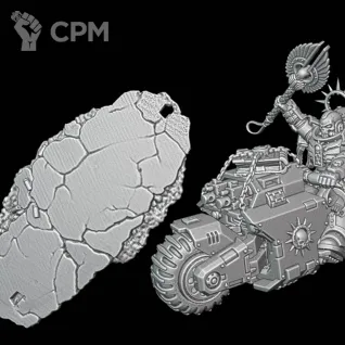 Описание картинки Primaris Chaplain on Bike от Surreal Factory по цене 450руб | Свободный Рынок Миниатюр - СРМ