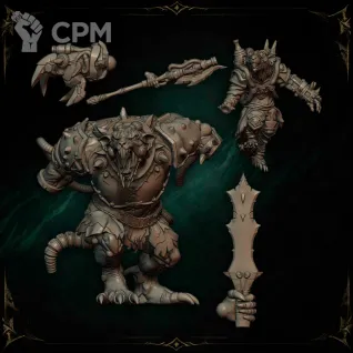 Описание картинки Arcane Engineer On Brute от Manufactorum76 по цене 750руб | Свободный Рынок Миниатюр - СРМ