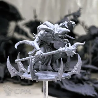 Описание картинки Fluxmaster, Herald of Tzeentch on Disc от Магазин Альфария по цене 350руб | Свободный Рынок Миниатюр - СРМ