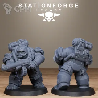 Описание картинки Ironvale Heavies от Manufactorum76 по цене 2 500руб | Свободный Рынок Миниатюр - СРМ