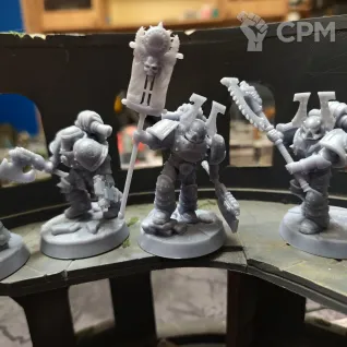 Описание картинки Khorne Berzerkers 2 от Astramael по цене 1 500руб | Свободный Рынок Миниатюр - СРМ
