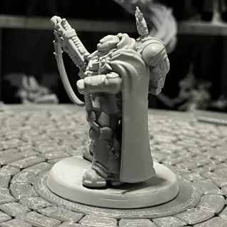 Описание картинки Warhammer 40000 Captain Master-Crafted Bolt Rifle от Houston Program по цене 200руб | Свободный Рынок Миниатюр - СРМ