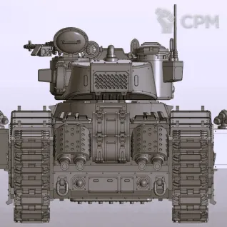 Описание картинки Rogal Dorn Battle Tank от Магазин Альфария по цене 2 100руб | Свободный Рынок Миниатюр - СРМ