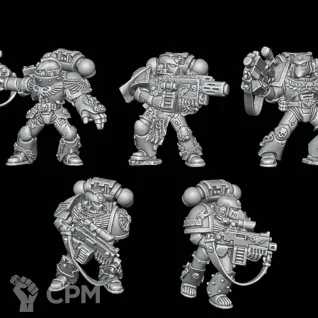 Описание картинки Sternguard Veteran Squad 5 edition от Surreal Factory по цене 850руб | Свободный Рынок Миниатюр - СРМ