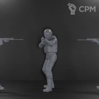 Описание картинки Grey: Digital Target , "Bikers" от White Rhino по цене 799руб | Свободный Рынок Миниатюр - СРМ