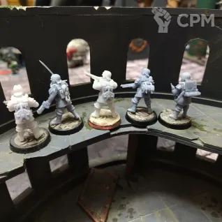 Описание картинки Krieg Combat Engineers 3 от Astramael по цене 750руб | Свободный Рынок Миниатюр - СРМ