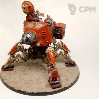 Описание картинки Adeptus Mechanicus Onager Dunecrawler от MiniaturesFAN по цене 6 600руб | Свободный Рынок Миниатюр - СРМ