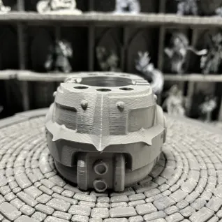 Описание картинки Warhammer 40000. Iron warrior. Стакан под краски. от Houston Program по цене 760руб | Свободный Рынок Миниатюр - СРМ