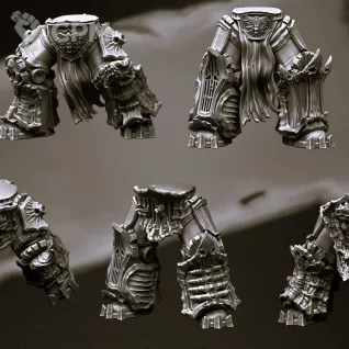 Описание картинки Blightlord Terminators - альт (отряд 5 моделей) от Магазин Альфария по цене 900руб | Свободный Рынок Миниатюр - СРМ