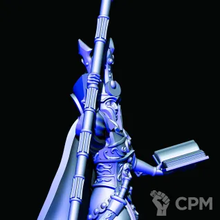 Описание картинки High Elves Archmage - Mage от Магазин Альфария по цене 190руб | Свободный Рынок Миниатюр - СРМ