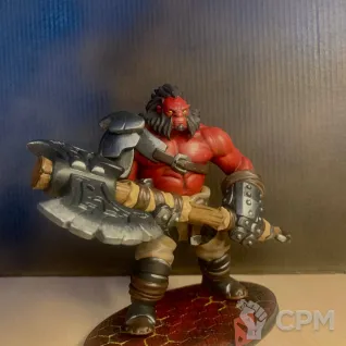 Описание картинки Акс (Axe) Дота 2 от Flameborn_Minis по цене 4 000руб | Свободный Рынок Миниатюр - СРМ