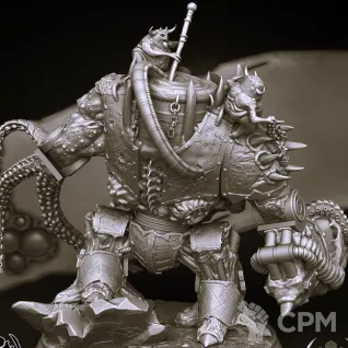 Описание картинки Death Guard Helbrute от Магазин Альфария по цене 800руб | Свободный Рынок Миниатюр - СРМ