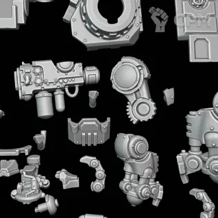 Описание картинки Primaris Invictor Tactical Warsuit от Surreal Factory по цене 1 150руб | Свободный Рынок Миниатюр - СРМ