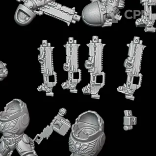 Описание картинки Heavy Intercessors Squad от Surreal Factory по цене 850руб | Свободный Рынок Миниатюр - СРМ