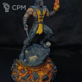 Описание картинки Скорпион Mortal Kombat от Н по цене 10 500руб | Свободный Рынок Миниатюр - СРМ