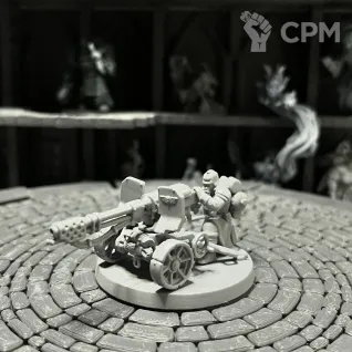 Описание картинки Warhammer 40000Krieg Heavy Weapon Squad от Houston Program по цене 700руб | Свободный Рынок Миниатюр - СРМ