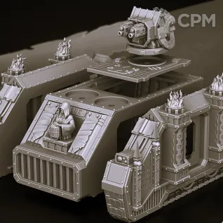 Описание картинки Grey Knights Razorback от Магазин Альфария по цене 1 200руб | Свободный Рынок Миниатюр - СРМ
