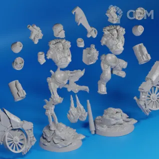 Описание картинки Ork Boss Zagstruk от ULTRA_BRO по цене 700руб | Свободный Рынок Миниатюр - СРМ