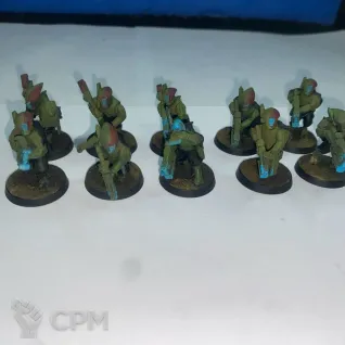 Описание картинки Tau Infantry FW от Миша Агафонов по цене 4 000руб | Свободный Рынок Миниатюр - СРМ