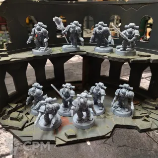 Описание картинки Khorne Berzerkers 1 от Astramael по цене 1 500руб | Свободный Рынок Миниатюр - СРМ