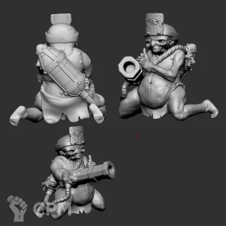 Описание картинки Iron Sultanate - Homunculus Set от Manufactorum76 по цене 700руб | Свободный Рынок Миниатюр - СРМ