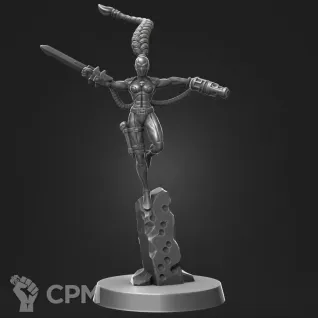 Описание картинки Callidus Assassin от Naggaroth Night по цене 500руб | Свободный Рынок Миниатюр - СРМ