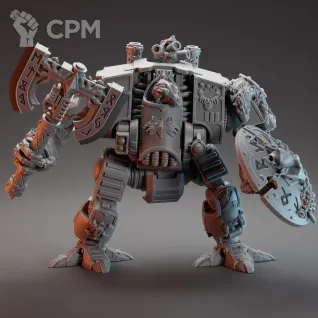 Описание картинки Space Wolves Wulfen Dreadnought от 3Д печать миниатюр по цене 2 126руб | Свободный Рынок Миниатюр - СРМ