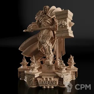 Описание картинки Arthas Menethil Фигурка (World of Warcraft) от GAS3TXD  по цене 6 400руб | Свободный Рынок Миниатюр - СРМ