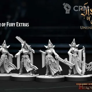 Описание картинки Choir of Fury V2 от Manufactorum76 по цене 750руб | Свободный Рынок Миниатюр - СРМ