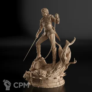 Описание картинки Ciri Фигурка (The Witcher) от GAS3TXD  по цене 3 900руб | Свободный Рынок Миниатюр - СРМ