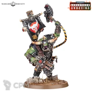 Описание картинки Warboss Armageddon от Mechanikus Forge по цене 900руб | Свободный Рынок Миниатюр - СРМ