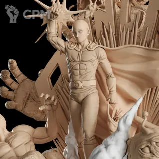 Описание картинки Saitama Фигурка (OnePunchMan) от GAS3TXD  по цене 7 900руб | Свободный Рынок Миниатюр - СРМ