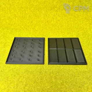 Описание картинки Movements tray для баз 25х50мм 4х2 (1шт) от Миниатюры и фигурки по цене 90руб | Свободный Рынок Миниатюр - СРМ